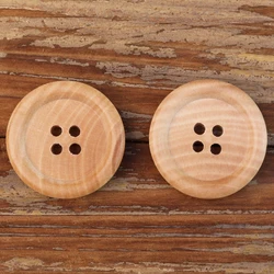 11.5mm-30mm legno massello naturale cerchio rotondo forniture artigianali fai da te bambini bambini che giocano accessori per cucire Eco Friendly verde