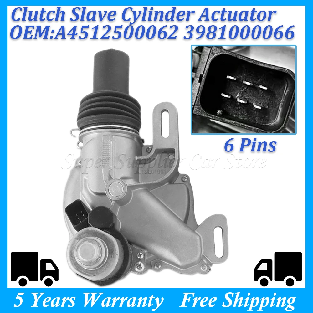 

Car Clutch Slave Cylinder Actuator Suit For 09-14 Smart Fortwo Cabrio Coupe A4512500062 3981000066 4512500062 013981000022