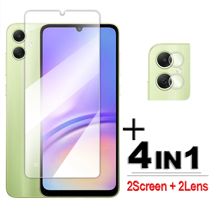 

For Samsung Galaxy A05 Glass 6.7 inch Full Glue Clear Screen Protector For Samsung A05 Tempered Glass For Galaxy A05 Lens Film