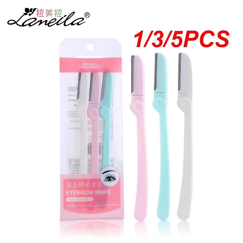 1/3/5PCS Eyebrow Trimmer Blade Shaver Portable Face Razor Eye Brow Epilation Hair Removal Cutters Safety Razor Woman Makeup