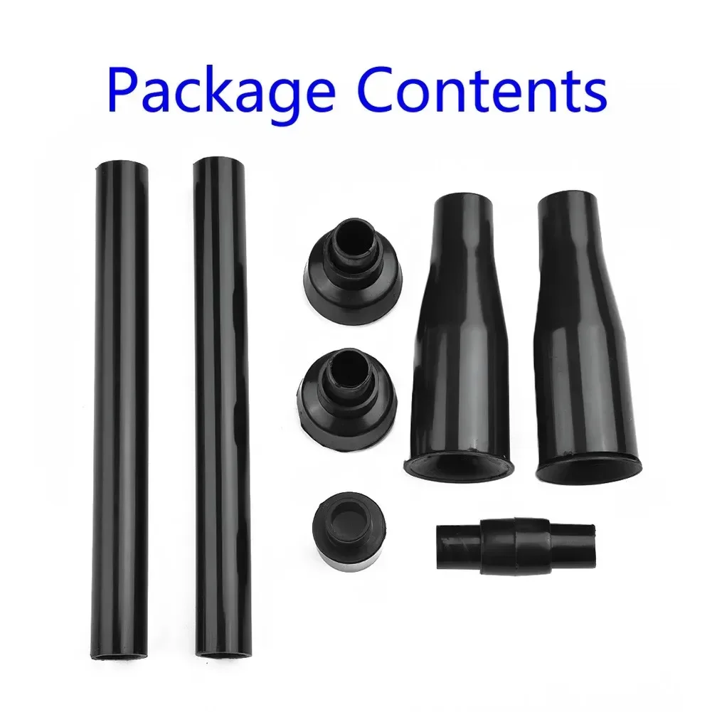 8pcs /Set Black Home Multi-Functional Garden Fountain Plastic Nozzle Head For Pool Pond Fountain Bird Bath Garden Supplies