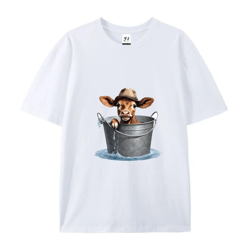 تي شيرت نسائي من Streetwear مصنوع من القطن عالي العدد تي شيرت نسائي صيفي بقصة ضيقة ملابس خارجية عصرية غير رسمية