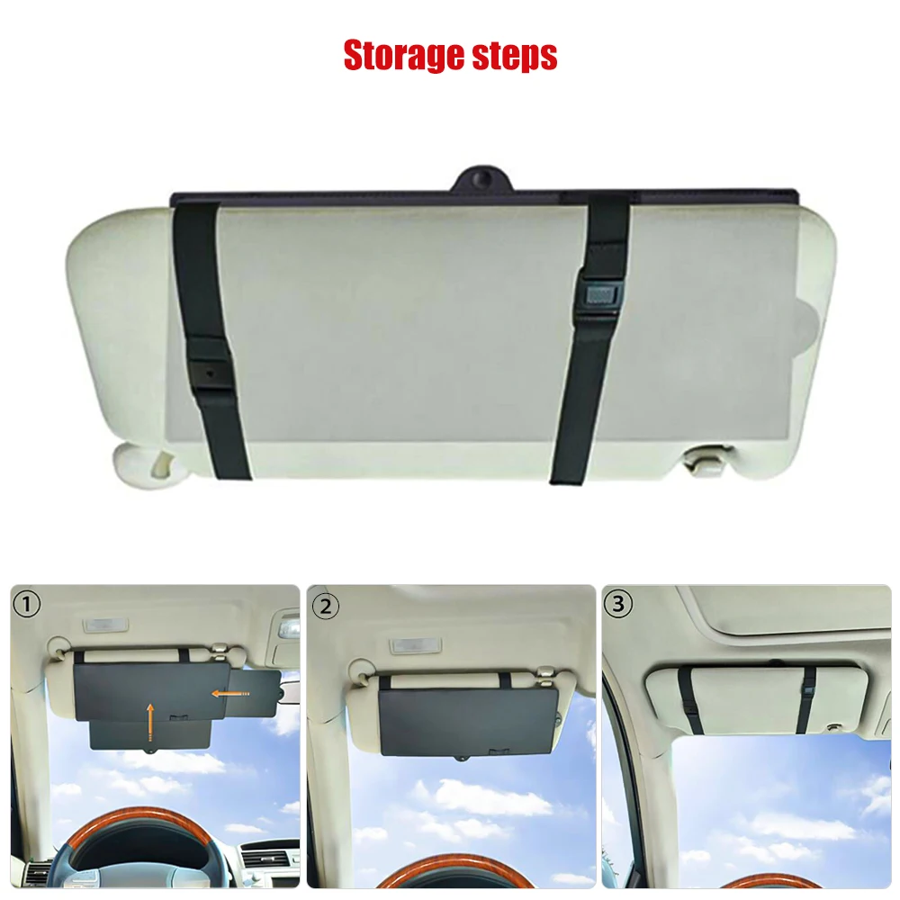 Universal Car Sun Visor Extender Retractable Multi-function Anti-glare Polarized Windshield Sun Blocker Car Interior Styling