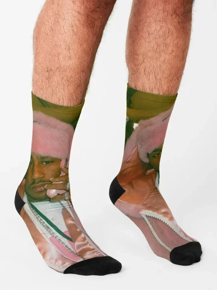 cam'ron rose phone Socks heated bright garter sports stockings Run Socks Man Women's