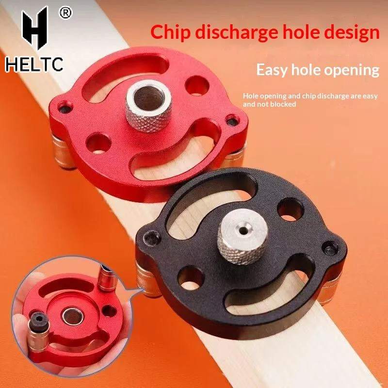 

Self Centering Doweling Jig, Dowel Drill Guide Drill Guide For Straight Holes Wood Panel Hole Puncher Locator