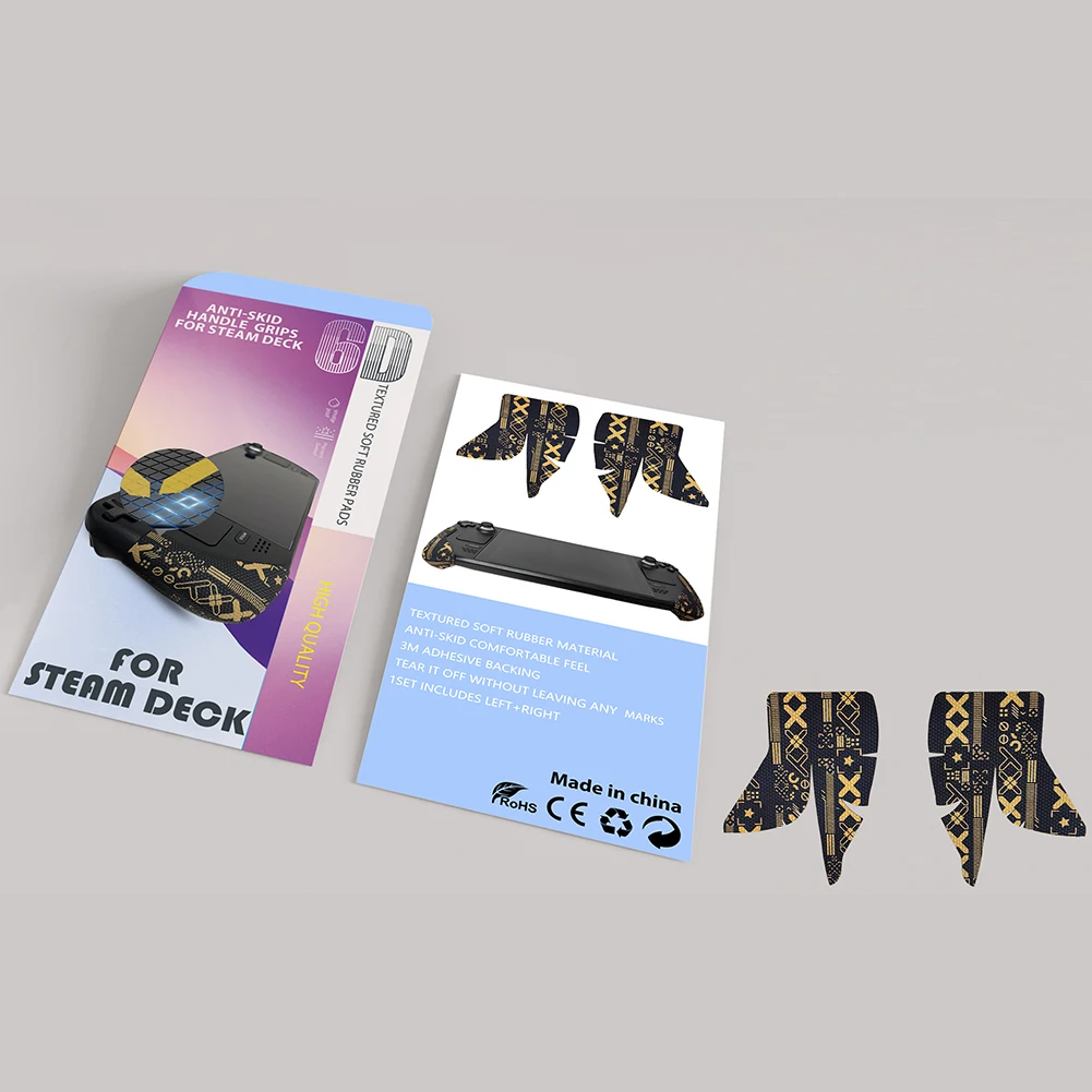 Aesthetic Skin for Steam Deck Console Protective Decal Wrapping Cover Host Grip Anti-sweat Anti-slip Game Accessories for Steam