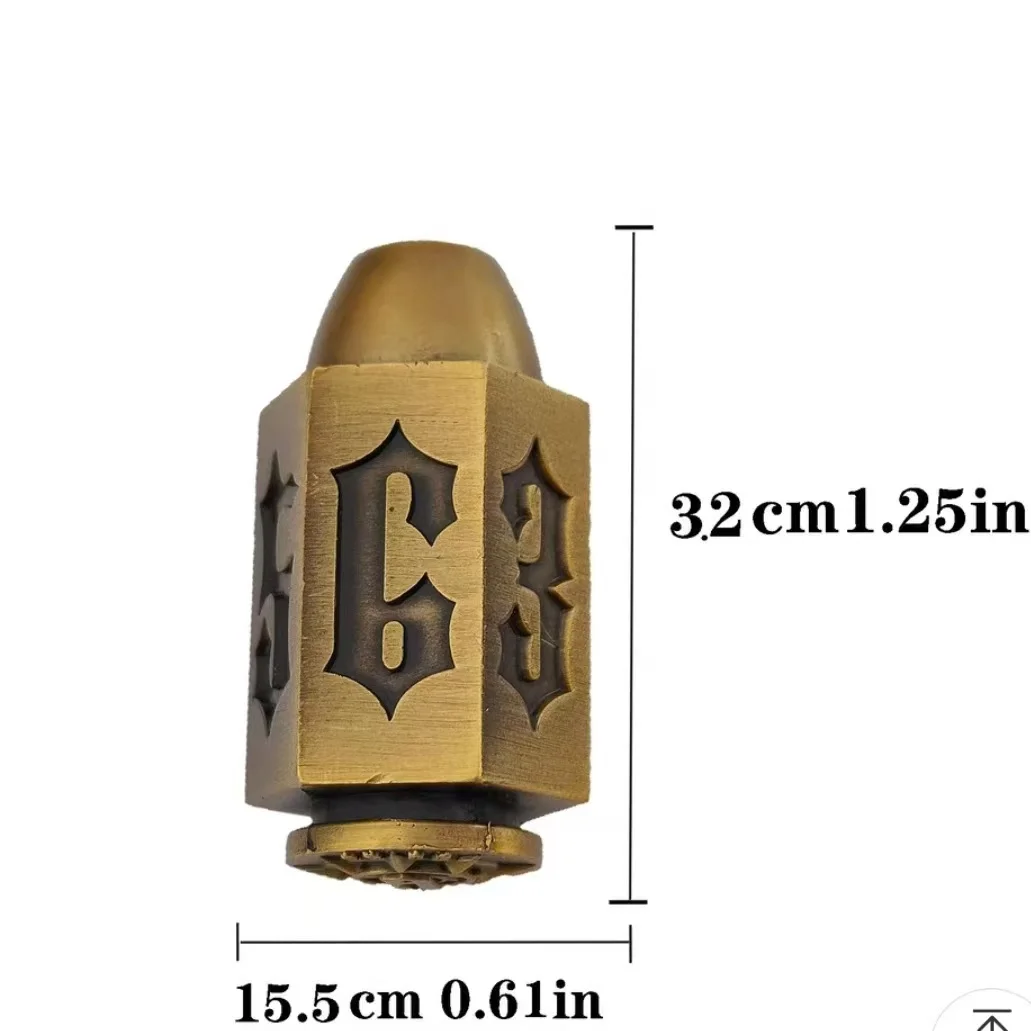 

7pcs D6 Metal Bullet Dice Set DND for Dungeons and Dragons Tabletop Game Role Playing Dices Metal Cube D6 for DND Player Gifts