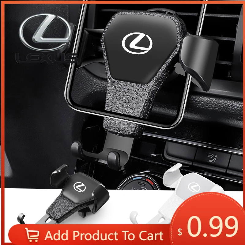 

Interior Stickers Gravity Car Phone Holder Air Vent Mount Cell Phone Holder For Lexus F-SPORT ES RX NX LS UX LM LX GX LC RZ IS C
