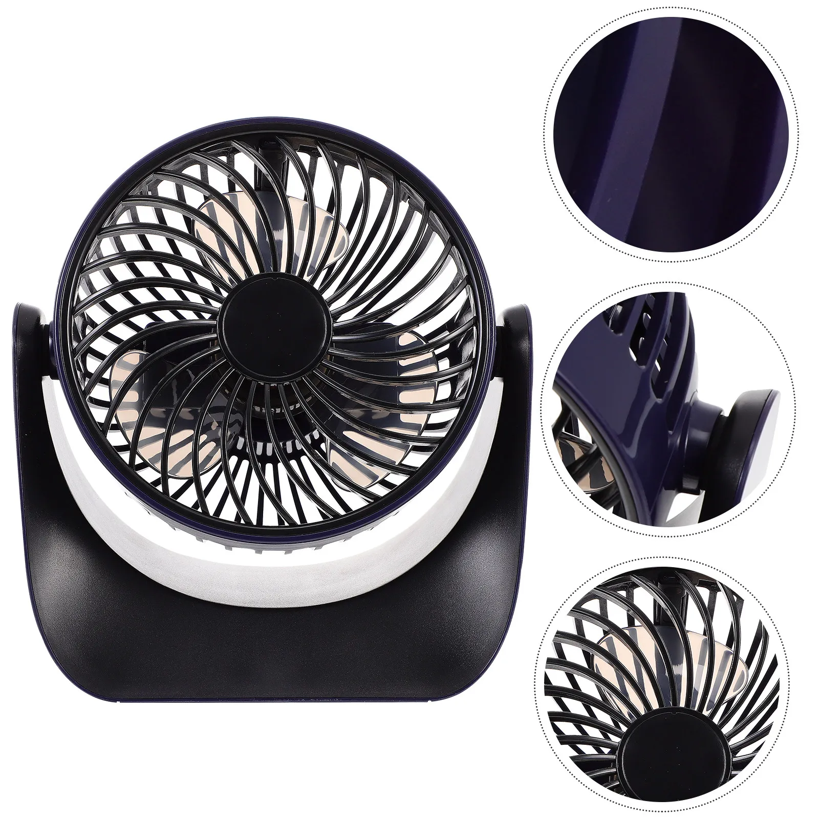 

1Set Mini Fan USB Desk Fan Portable Lightweight Design for Home Office Travel Camping Outdoor Use Sturdy Plastic Material Air