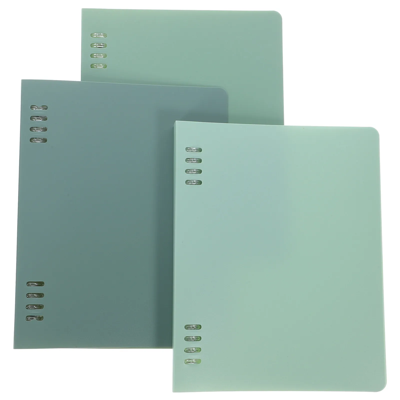 

3Pcs Loose Leaf Binder Cover PP Notebook Shell for Travel Journal Planner Binder Notebook Cover Binders