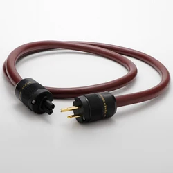 HI-End OCC Power Cord Cable Figure 8 IEC C7 Audiophile Power Cord Cable EU Plug With IEC Power Cable HIFI