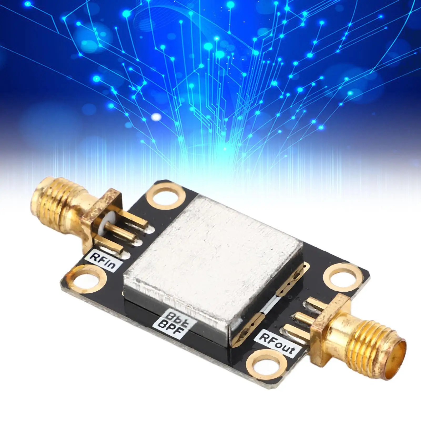 2450MHz SMA Bandpass Filter Module - High Stopband Performance, 3dB Insertion Loss for Precision Applications