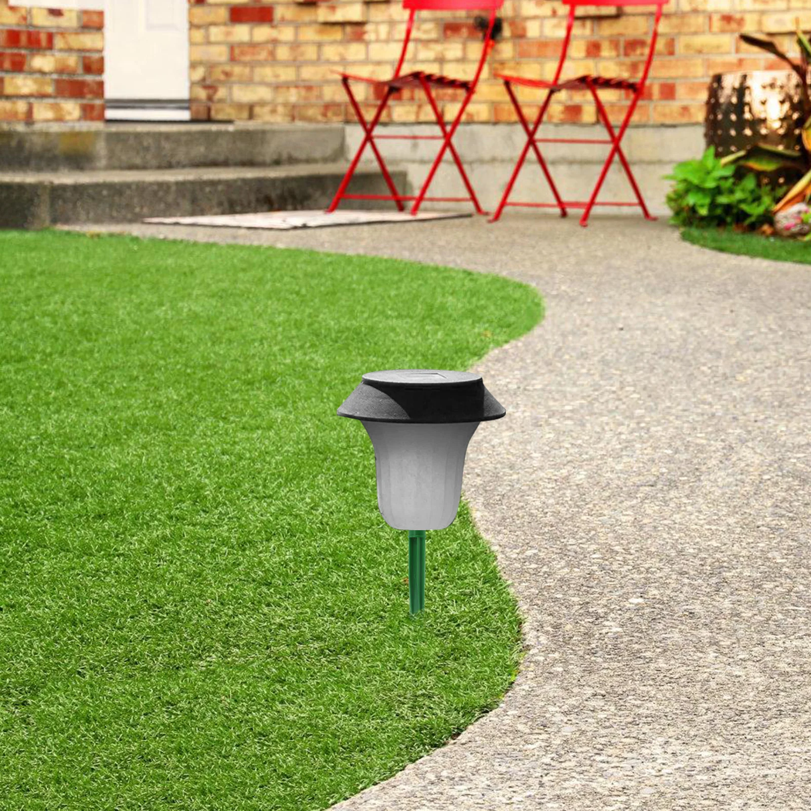 

10 Pcs Christmas Torch Lamp Ground Stake PP Material Solar Light Stakes Outdoor Decor Festivities Holiday Party Garden Supplies