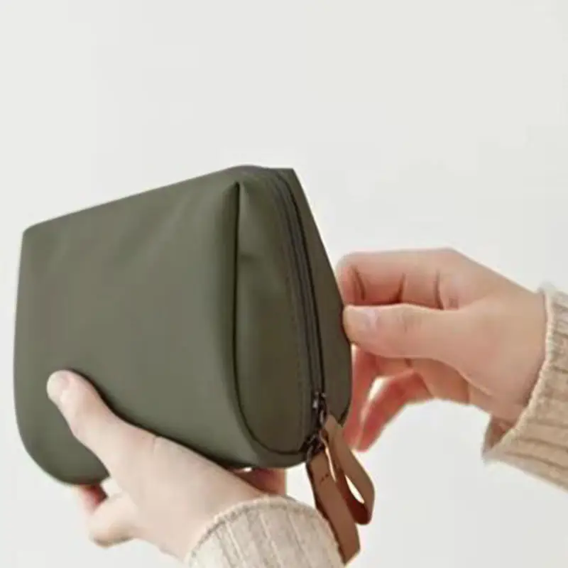 Solid Color Korean Style Cosmetic Pouch Solid Color Korean Style Makeup Bag Toiletry Bag Mini Lipstick Bags