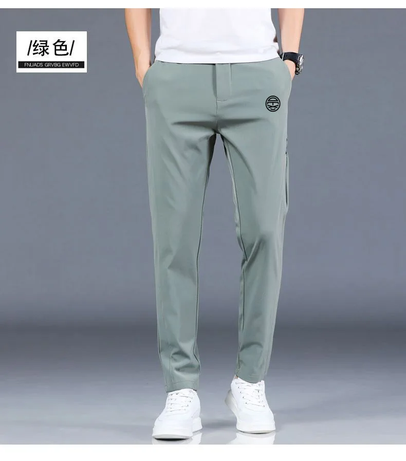 Golf pants men slim casual pants Men Korean version casual pants brand embroidery LOGO golf sports pants ball pants