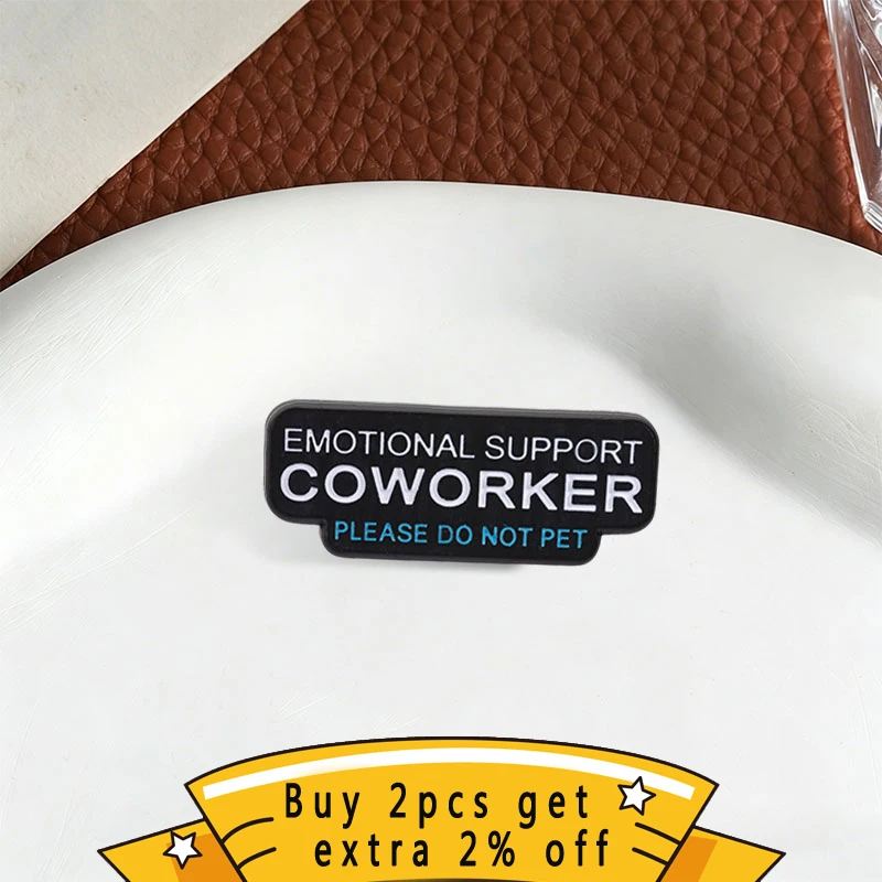 Funny Office Worker Quote Badge,