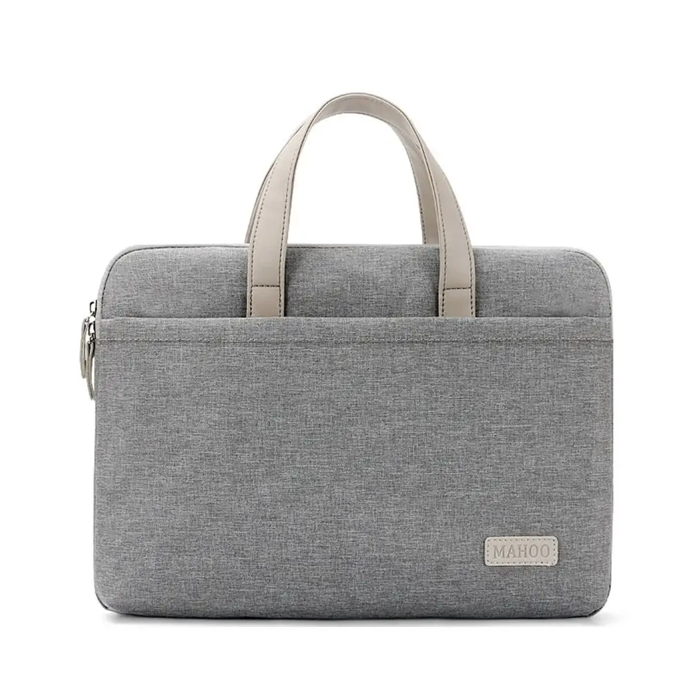 Multi-Layer Business Tote Bolsas กันน้ําขนาดใหญ่ความจุกระเป๋าเอกสารธุรกิจเดินทางสํานักงานทํางานคอมพิวเตอร์แล็ปท็อปกระเป๋ากระเป๋าถือ