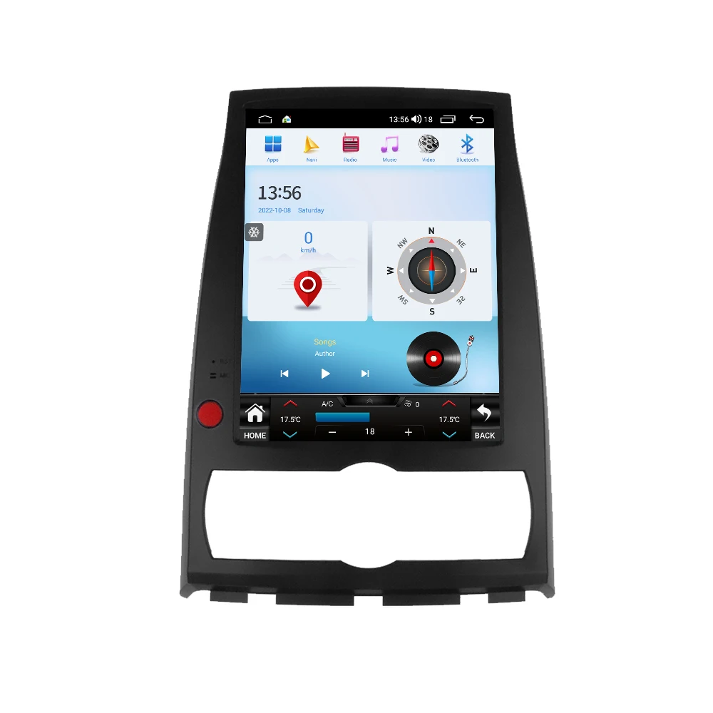 Android 13 For Hyundai Rohens Genesis Coupe 2008-2012 Car Radio GPS Navigation Multimedia Player Touch Screen DSP Stereo Carplay