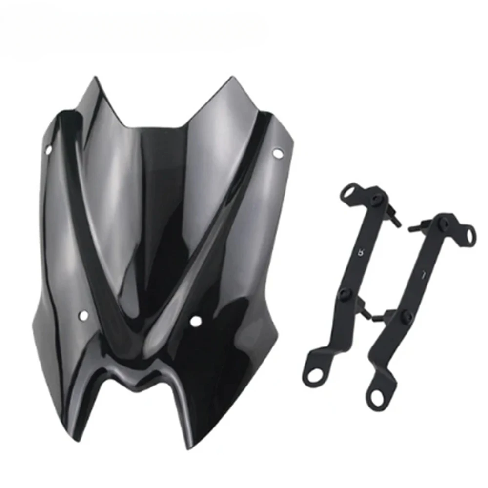 Motorcycle Front Spoiler Aerodynamic Windshield Windscreen Winglet For Kawasaki Z900 Z650 2020 2021 2022 2023 2024 Accessories