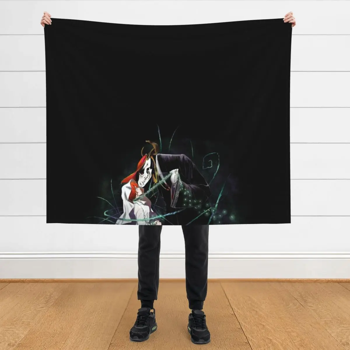 

The Ancient Magus Bride Throw Blanket Bed manga Plush Soft Blankets