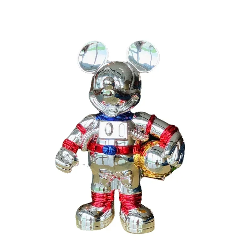 

30CM Space Crew Mickey Mouse figure astronaut spaceman resin statue doll Model Home Decoration desk Ornaments Arts and Crafts