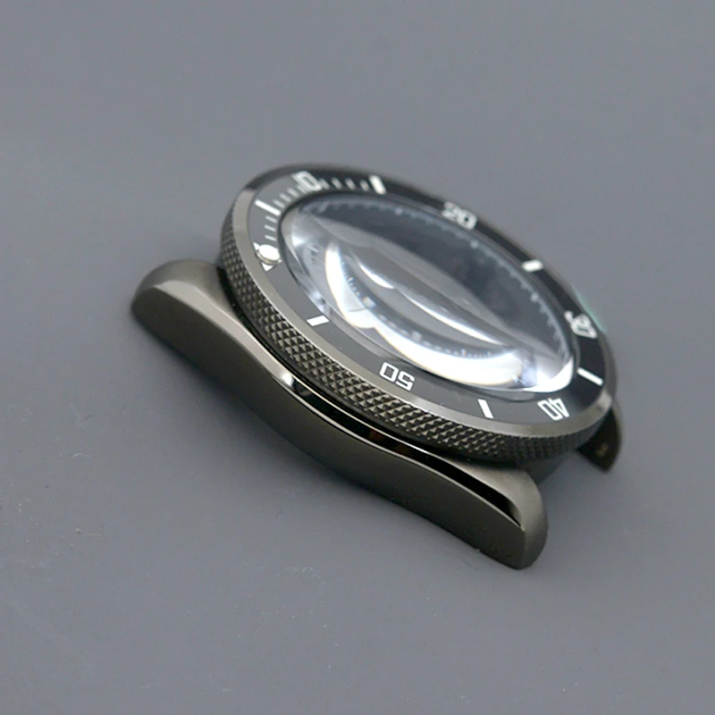 بندقية اللون SKX007 SKX009 ساعة رجالي تناسب NH34 NH35 NH36 حركة أوتوماتيكية زجاج الياقوت 200 متر مقاوم للماء