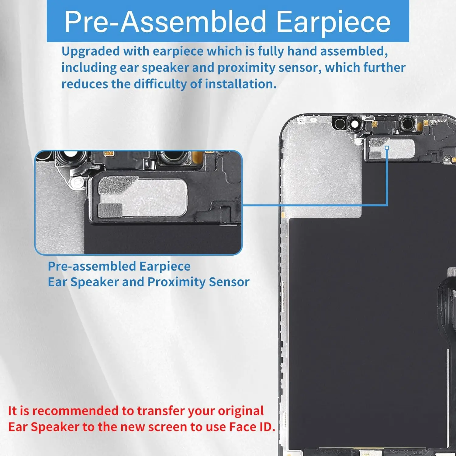 OLED Pantalla for iphone 12promax LCD Display Touch Screen Digitizer Assembly for iPhone 12Promax LCD Replacement 3D Touch True