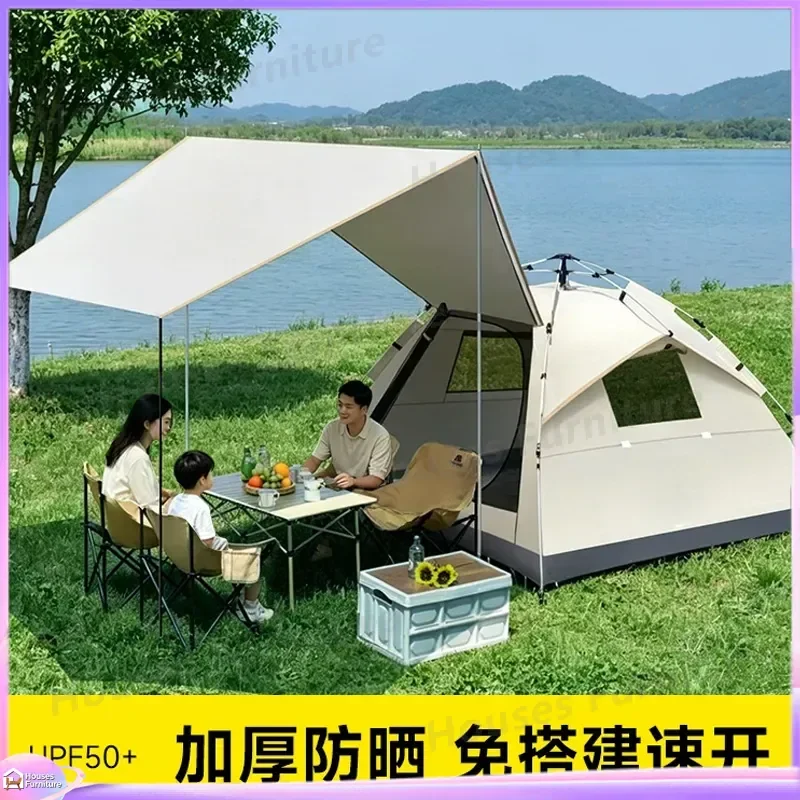 For Camping Tent Outdoor Portable Folding Canopy Two in One Quick Open Integrated Shelter Auto Car Roof Top Tent Accessories