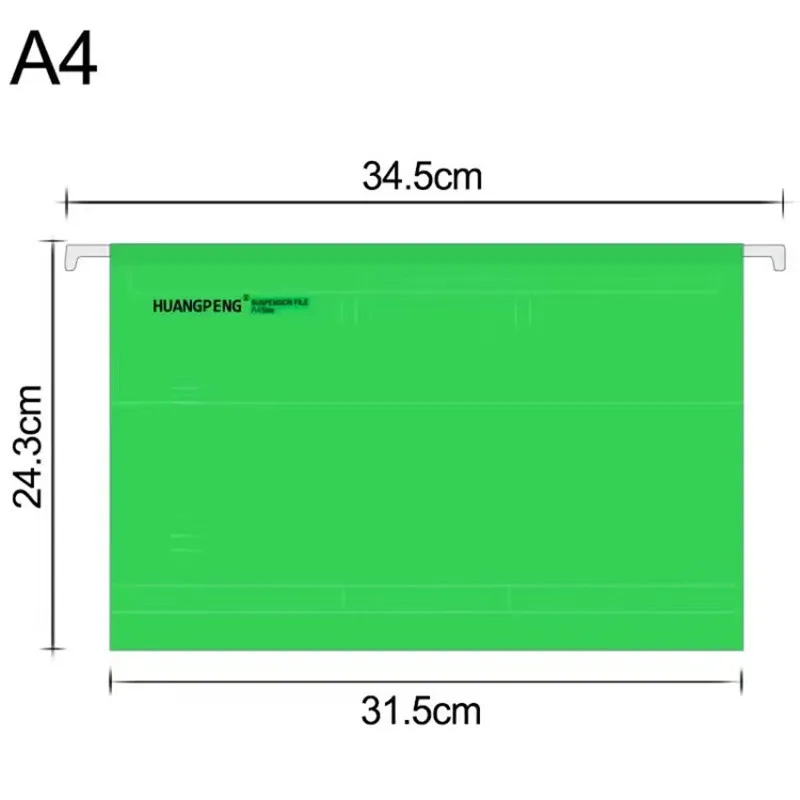 A4 FC Hanging File Folder PP Waterproof Suspension File with Tab Extra Capacity Expanding File Organizer For Home School Office