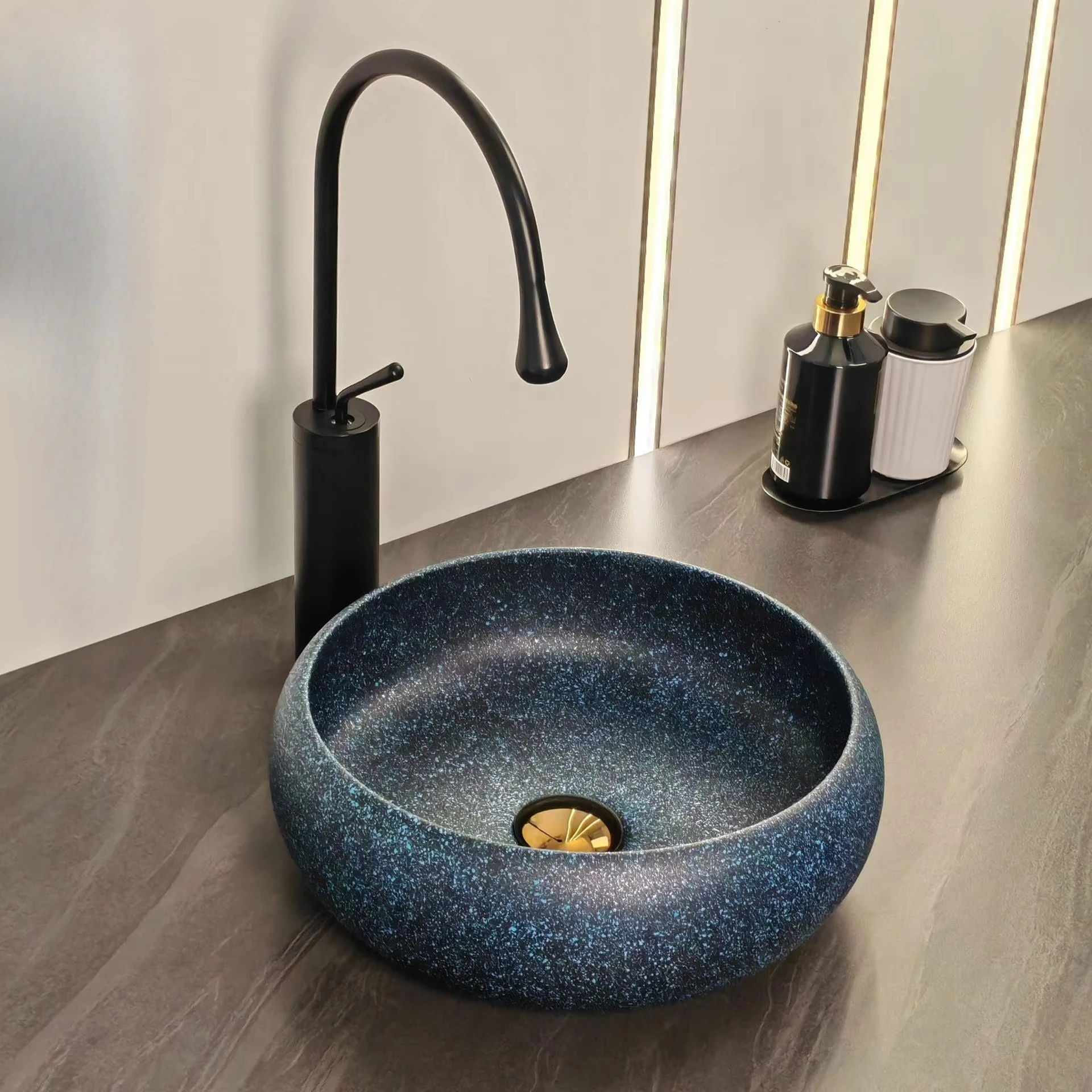elegant-modern-art-design-ceramic-wash-basin-black-matte-marble-rectangular-wash-basin-countertop