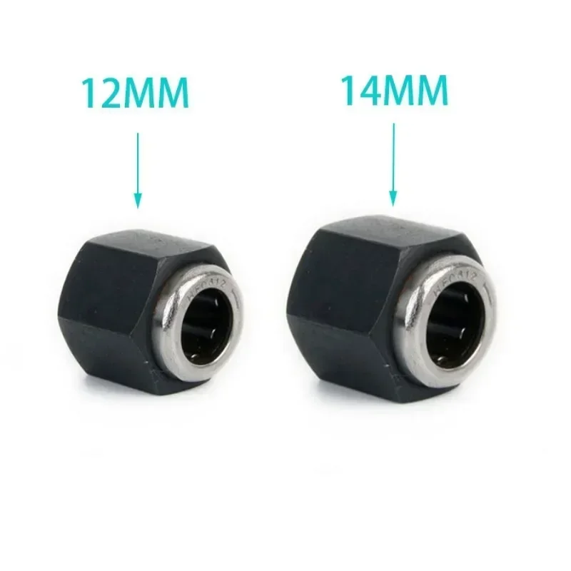 

1PCS One Way Bearing Outside Diameter 12mm / 14mm Hex Nut R025 For 28 21 18 16 Nitro Engine RC 1/10 HSP RC Model Car 94188