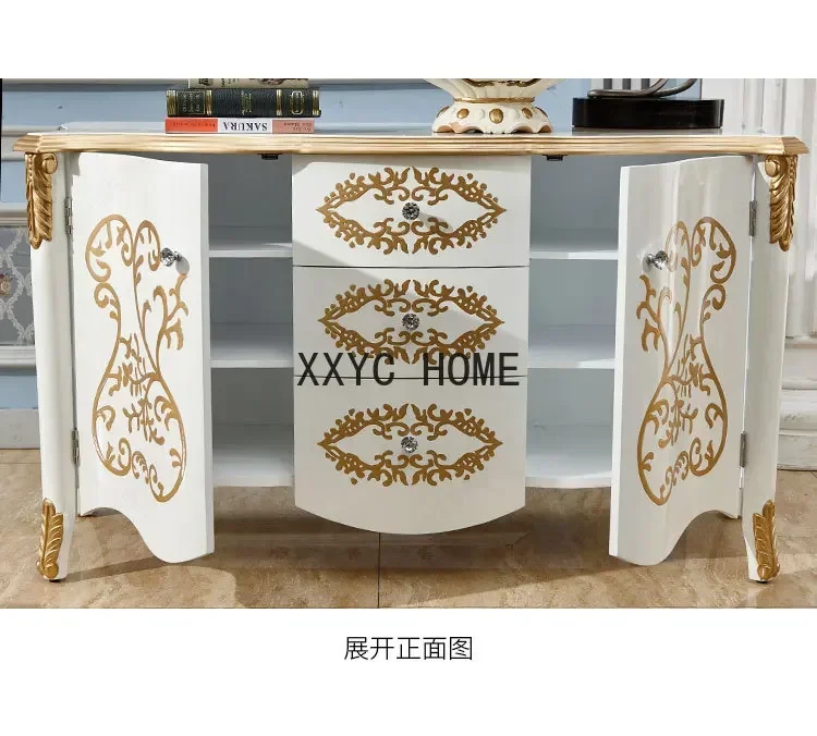 Mobile laterale in stile europeo, mobile da ingresso, mobile divisorio europeo semplice postmoderno, scarpiera alta