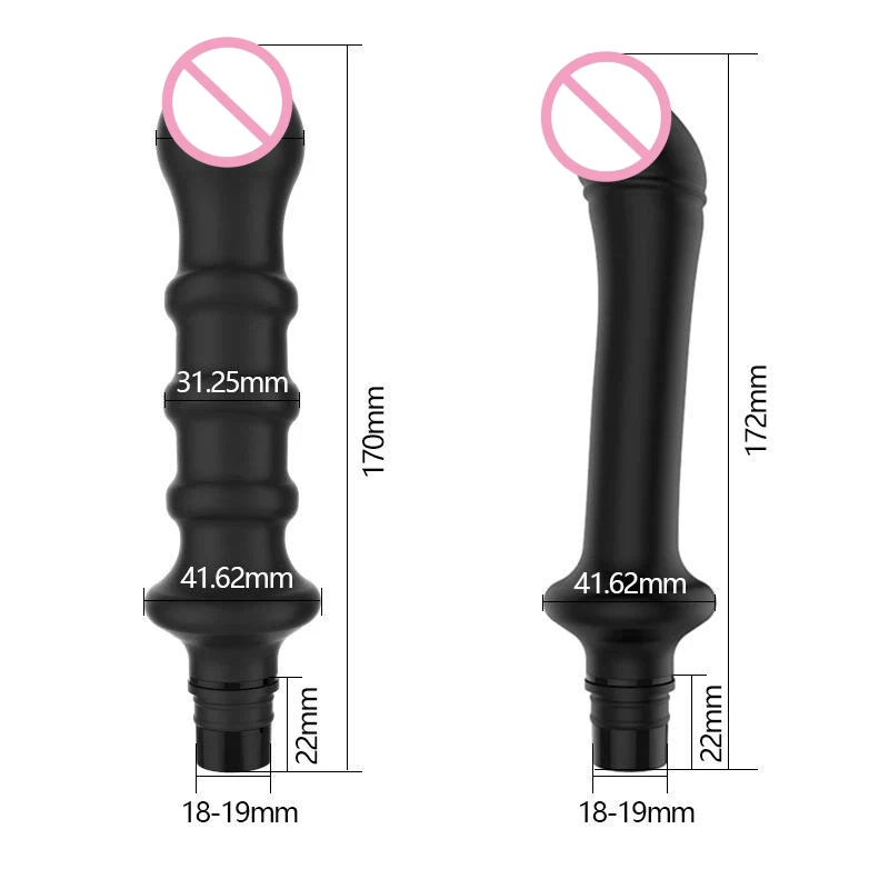 【A】1 Pc Threaded Silicone Fascia  Massage Head With 3 Sizes Of Connectors, 12-13mm/15-16mm/18-19mm, Fascia  Massage dildo view 6