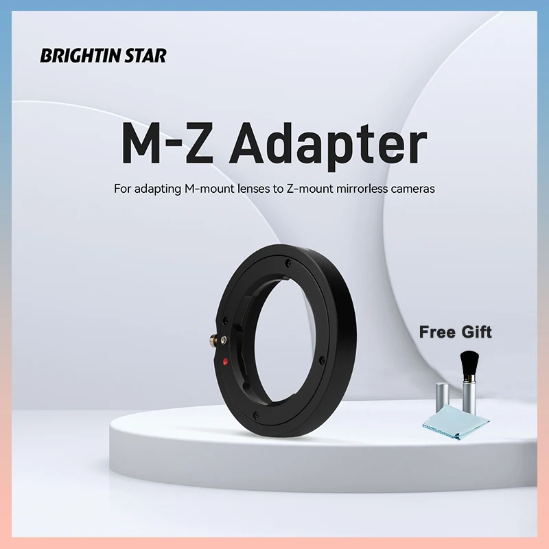 Brightin Star LM-Z Camera Lens Adapter Convertor Ring for Leica M Mount lens to Nikon Z Mount Camera Z6 Z7 Z6II Z6III ZFC Z8 Z9