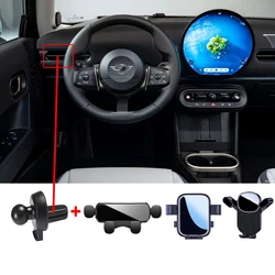 Dla BMW MINI COOPER 2024 Samochodowy uchwyt na telefon Stojak GPS Obrotowy wspornik Specjalny stały wspornik Podstawa Akcesoria