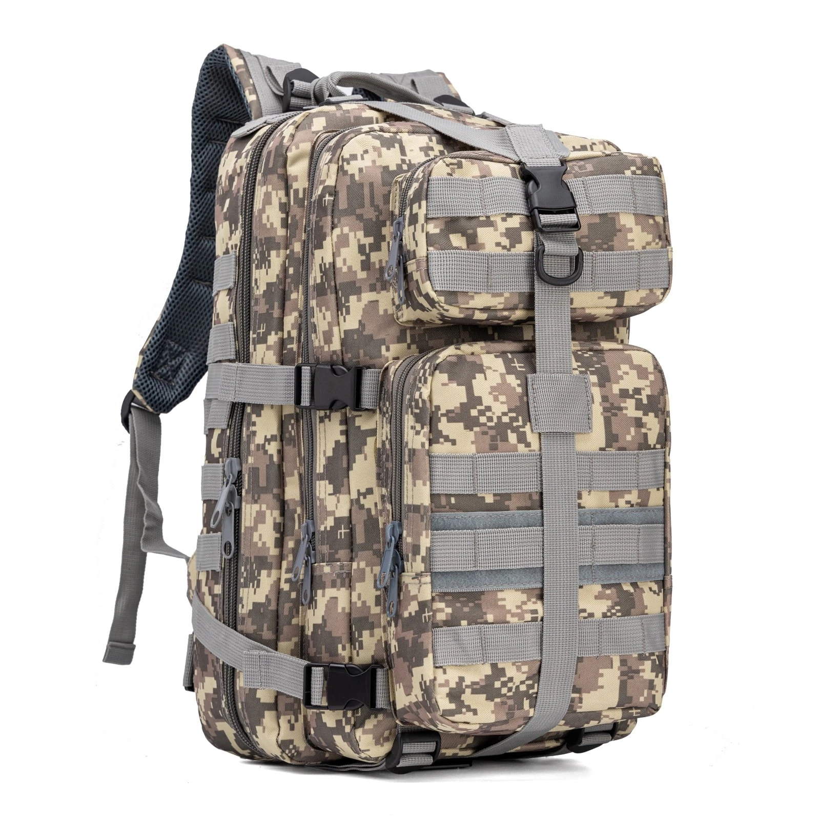 Kabaqoo 35L Large Camping Backpack, Hiking Backpack Military Rucksack With Laptop Compartment & Camping Accessories