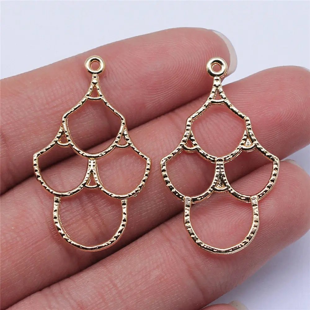 Fashion Earring Linker 2022 Geometric Earring Connector Jewellery Components Acce Modern Women\'s Jewellery