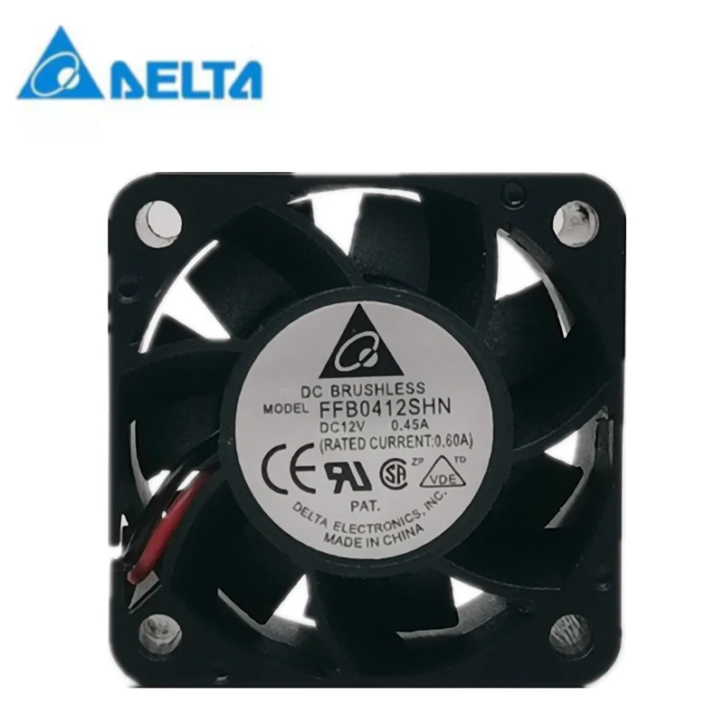 Novo delta ffb0412shn 4028 12v 0.45a pwm controle de temperatura servidor ventilador de refrigeração violento