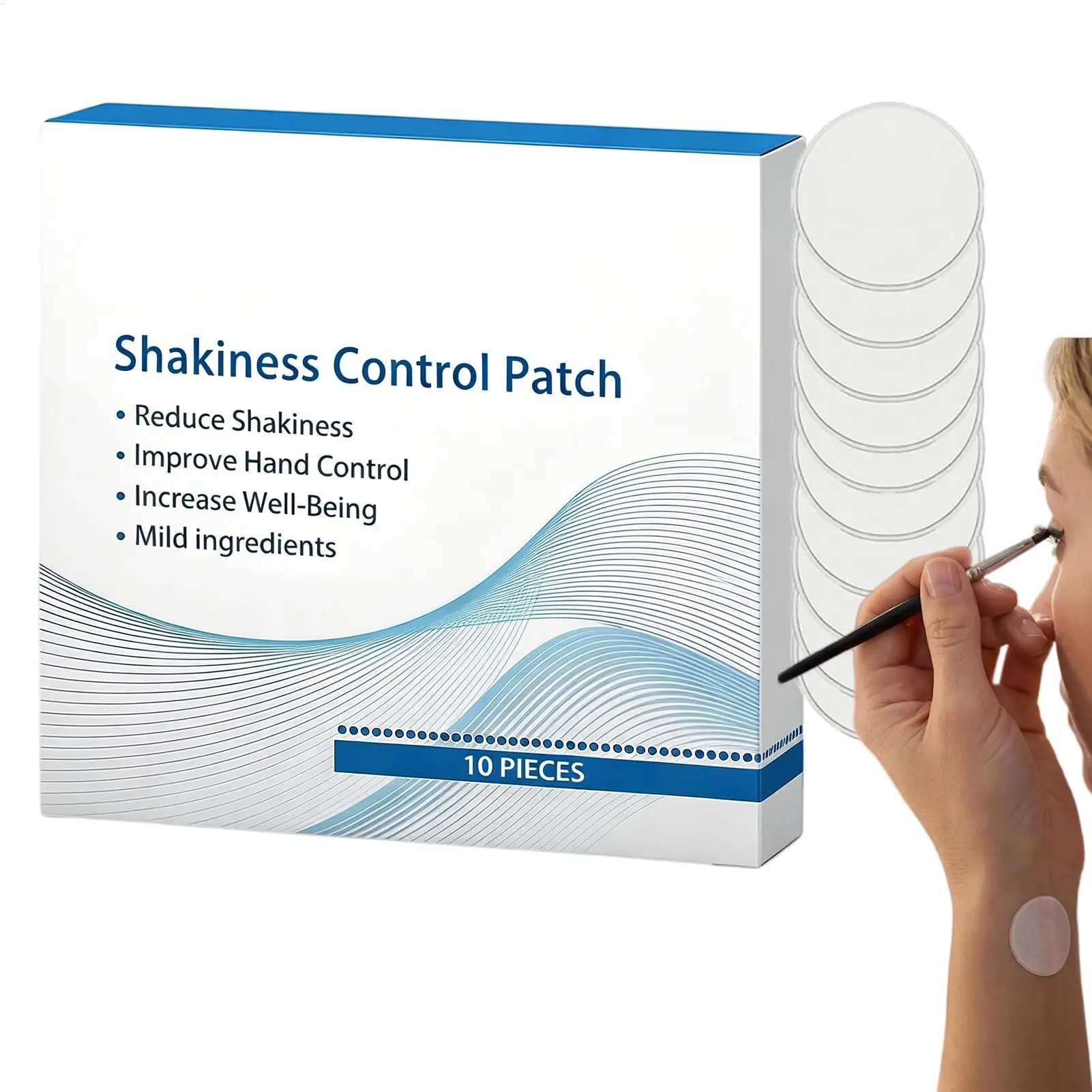 Hand Support Care Patches Lightweight Breathable Skin-Friendly Wrist Patch for Writing Dining Working Portable Hand Self Care