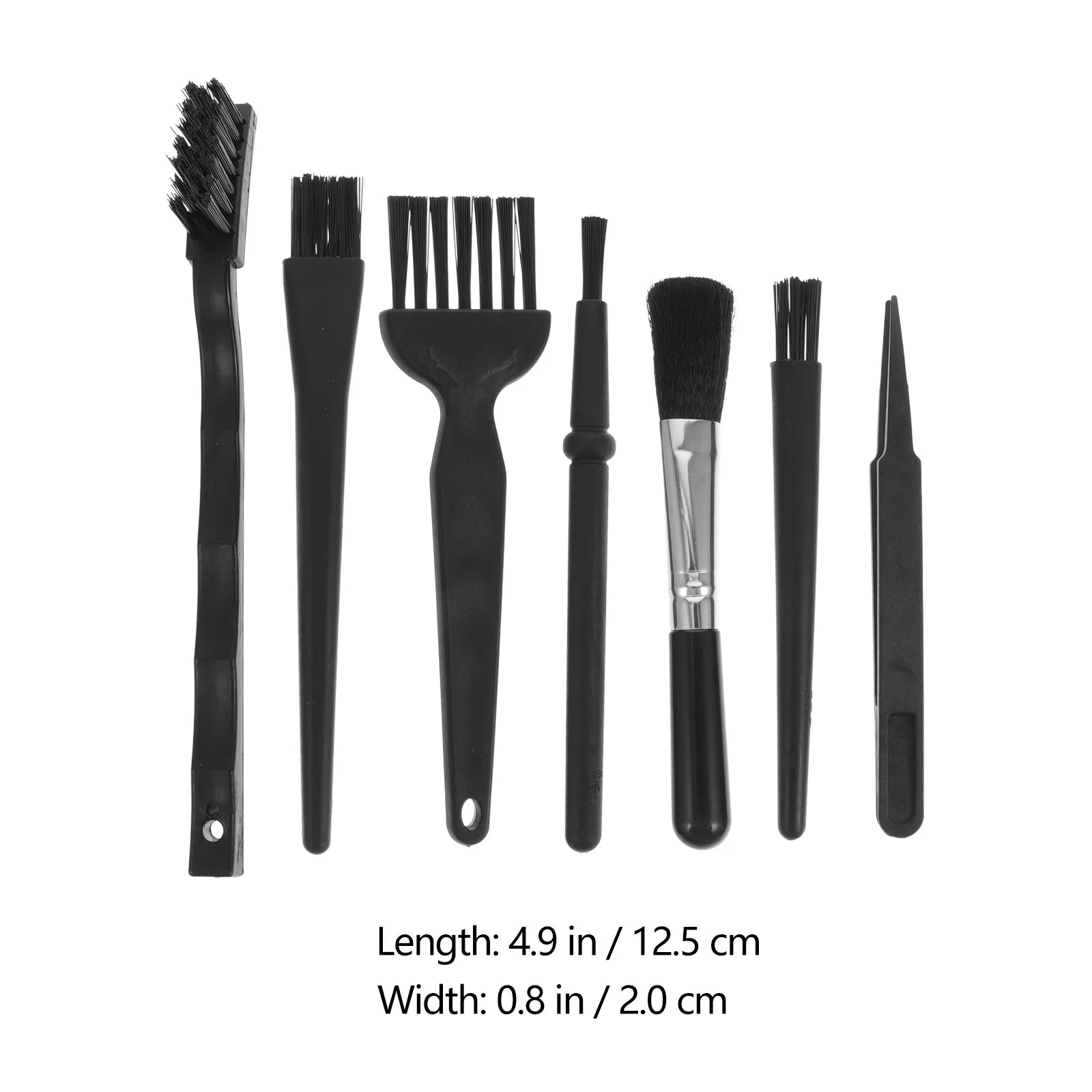 1 conjunto kit de limpeza de teclado antiestático durável varredura conveniente para uso em escritório e escolar teclado antiestático