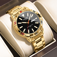 NIBOSI Mens Watches Top Brand Luxury Luminous Week Date Men Watch Waterproof Stainless Steel Sports Quartz Men's Watches Reloj