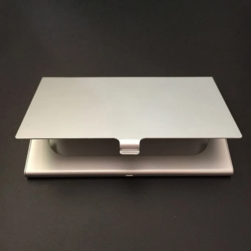 الفولاذ المقاوم للصدأ الأعمال ID حافظة بطاقات الائتمان ، حامل صندوق صغير معدني ، صناديق التخزين ، جيب 9.3x5.7x0.7 سنتيمتر ، اكسسوارات مكتب التموين