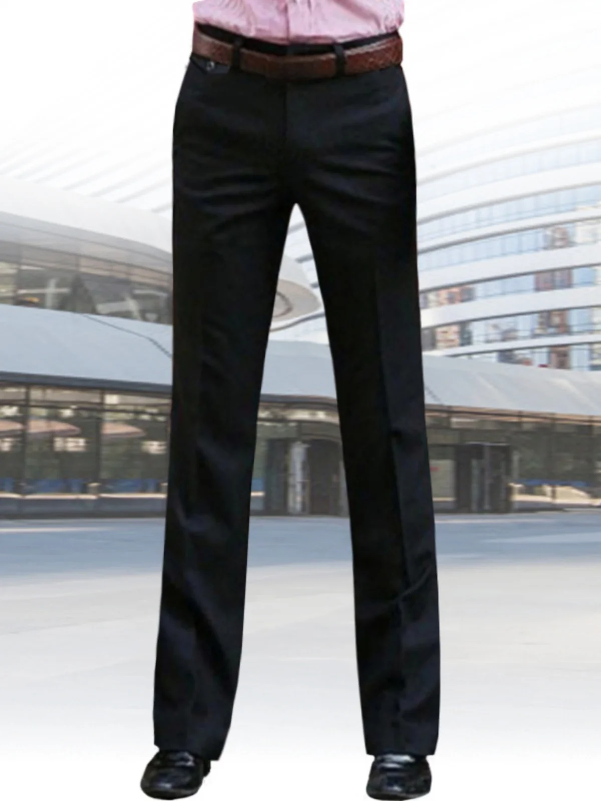 

Slim Fit Men's Suit Pants Profional Busin Casual Straight Leg Thin Sle Western Pants Youth ular Summer Faion