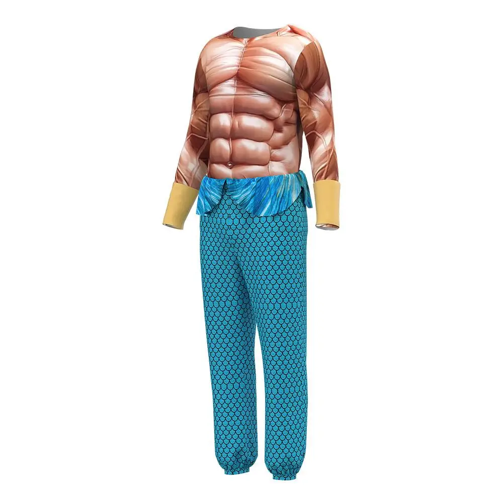 زي الهالوين بدلة الأداء رجل العضلات لخطط الأدوار وهمية الصدر العضلات وهمية البطن العضلات أعلى المرحلة زي