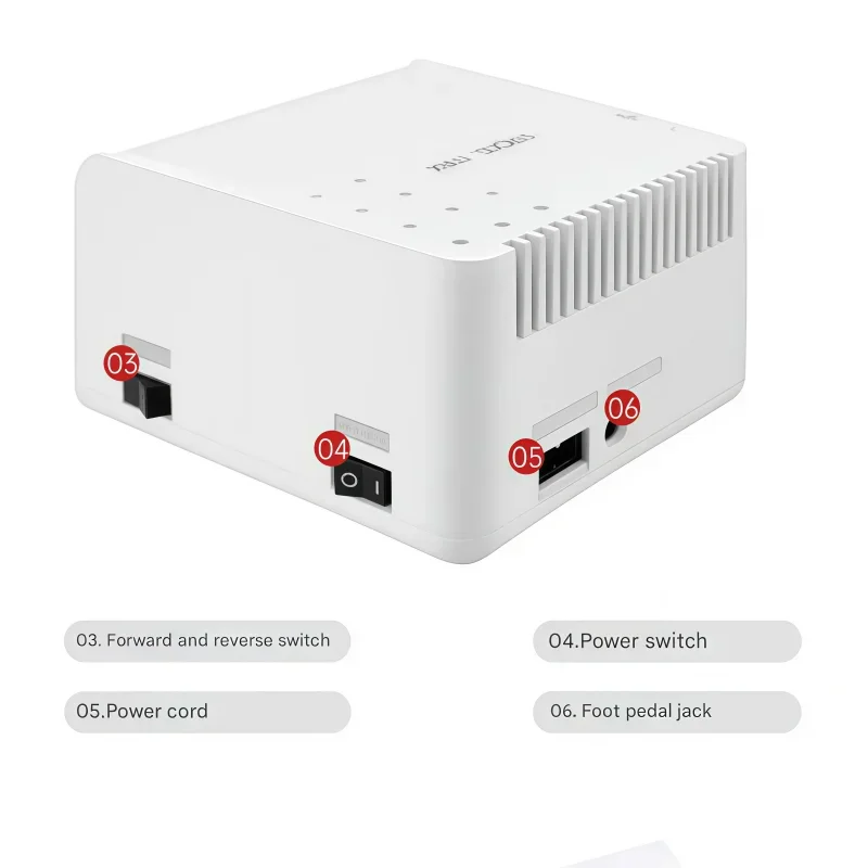 65W強力マックス211電動ネイルドリルマシン45K強力102Lマラソンハンドルプロフェッショナルネイルポリッシュサンダー機器セット