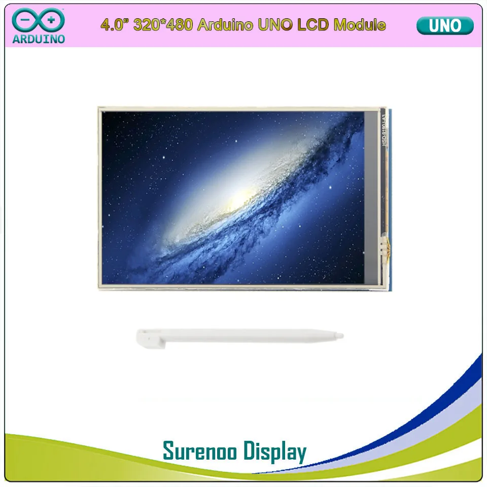 3.95 "4.0" polegadas 320*480 TFT Touch LCD Módulo Tela Painel de Toque Controlador ST7796S para Arduino UNO Mega2560