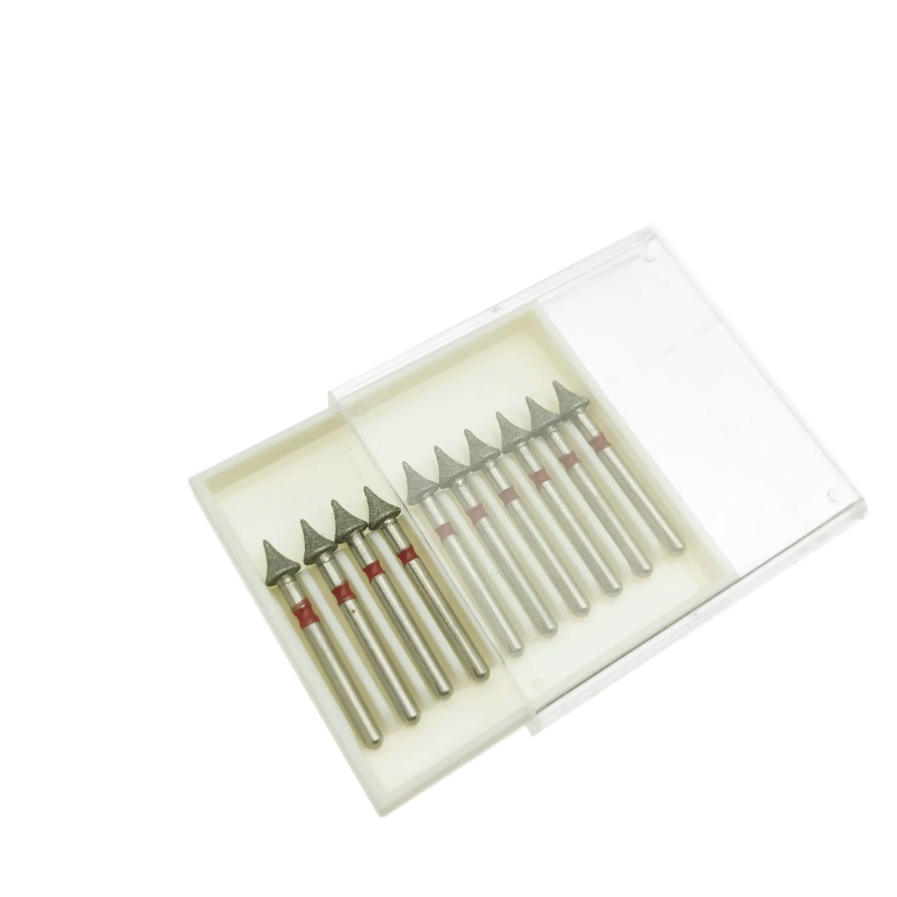 10Pcs Interproximal Enamel Reduction Dental Diamond Burs High Speed Handpiece Burs 1.6mm shank burs