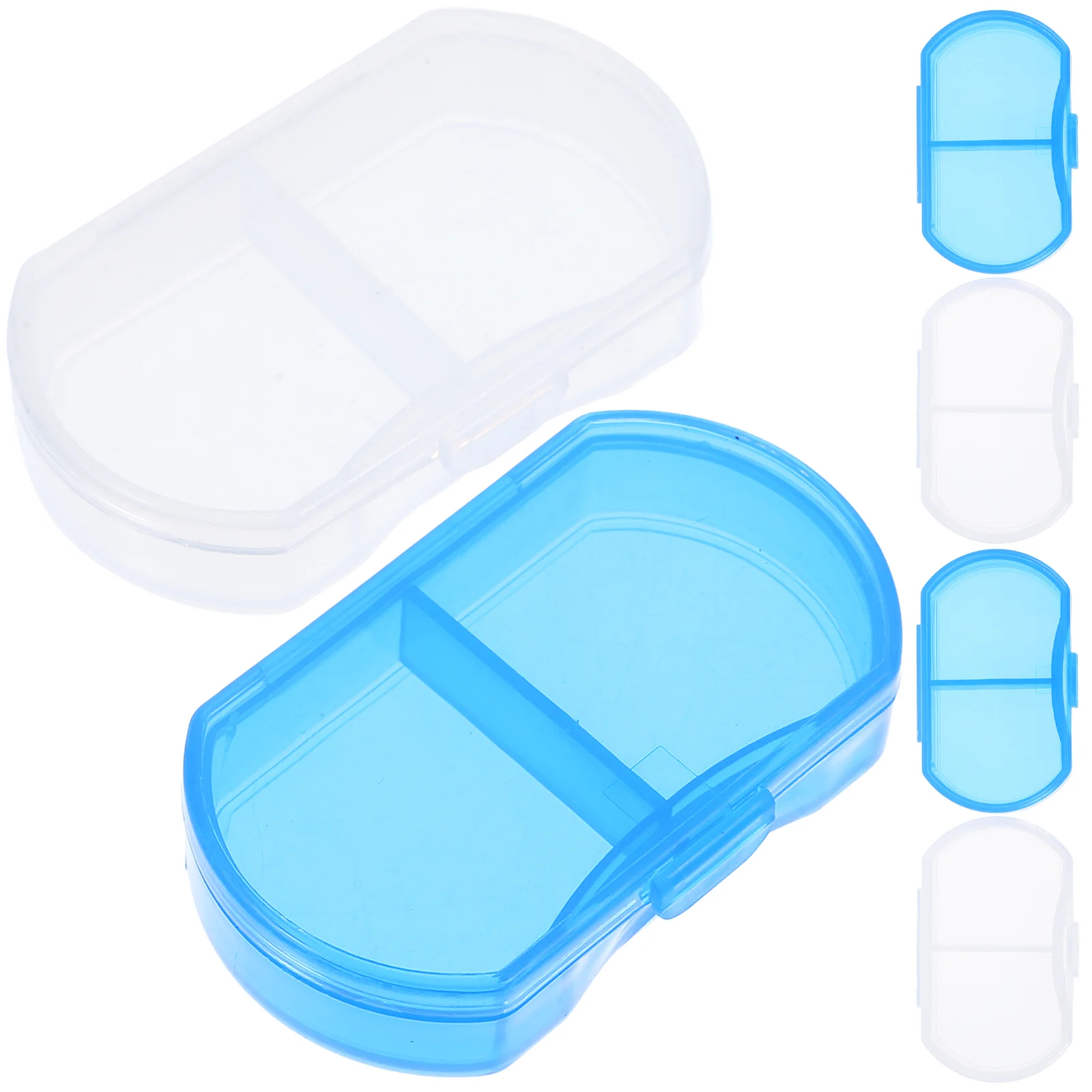 6Pcs Medicine Cabinet Storage Organizers Travel Cases Household Holders small case portable case small plastic storage container