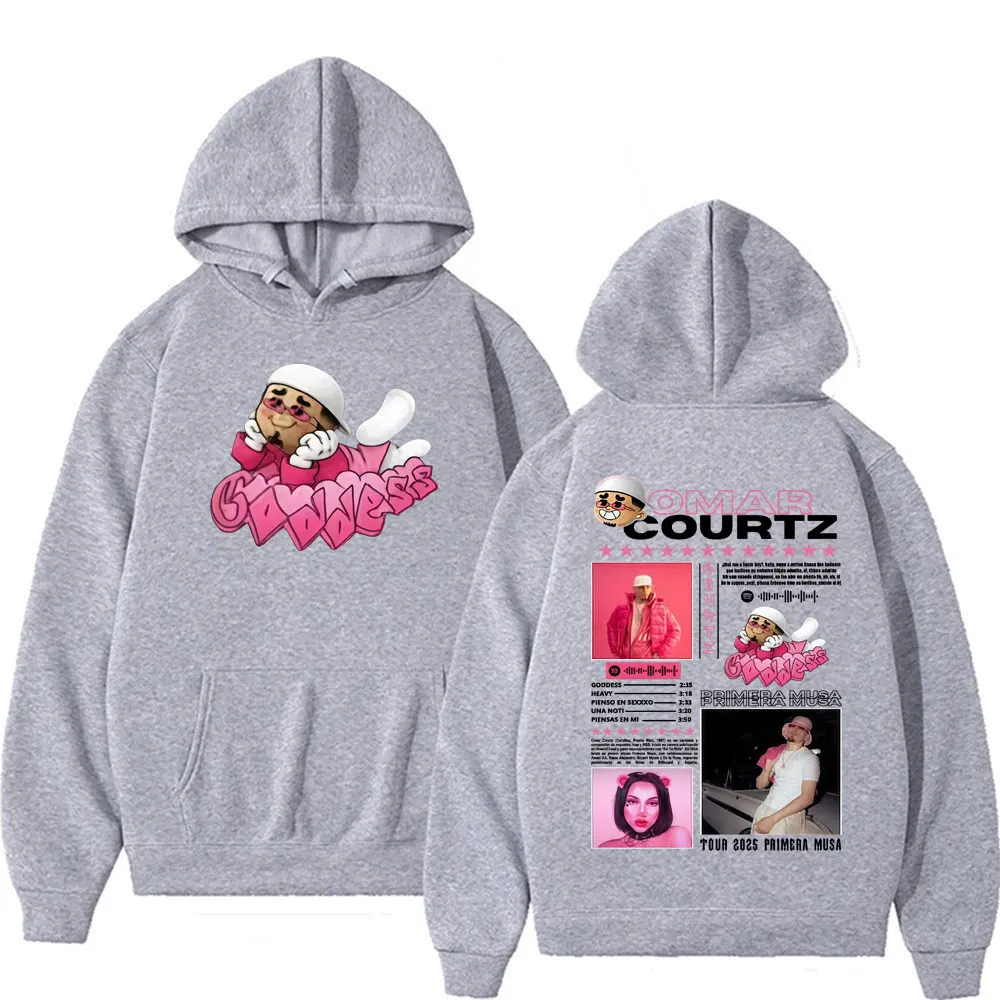 عمر كورتز بريميرا موسى 2025 جولة حول العالم الجرافيك بلوزات الرجال النساء خمر القوطية الهيب هوب هوديي هوديس عادية عالية الجودة #4