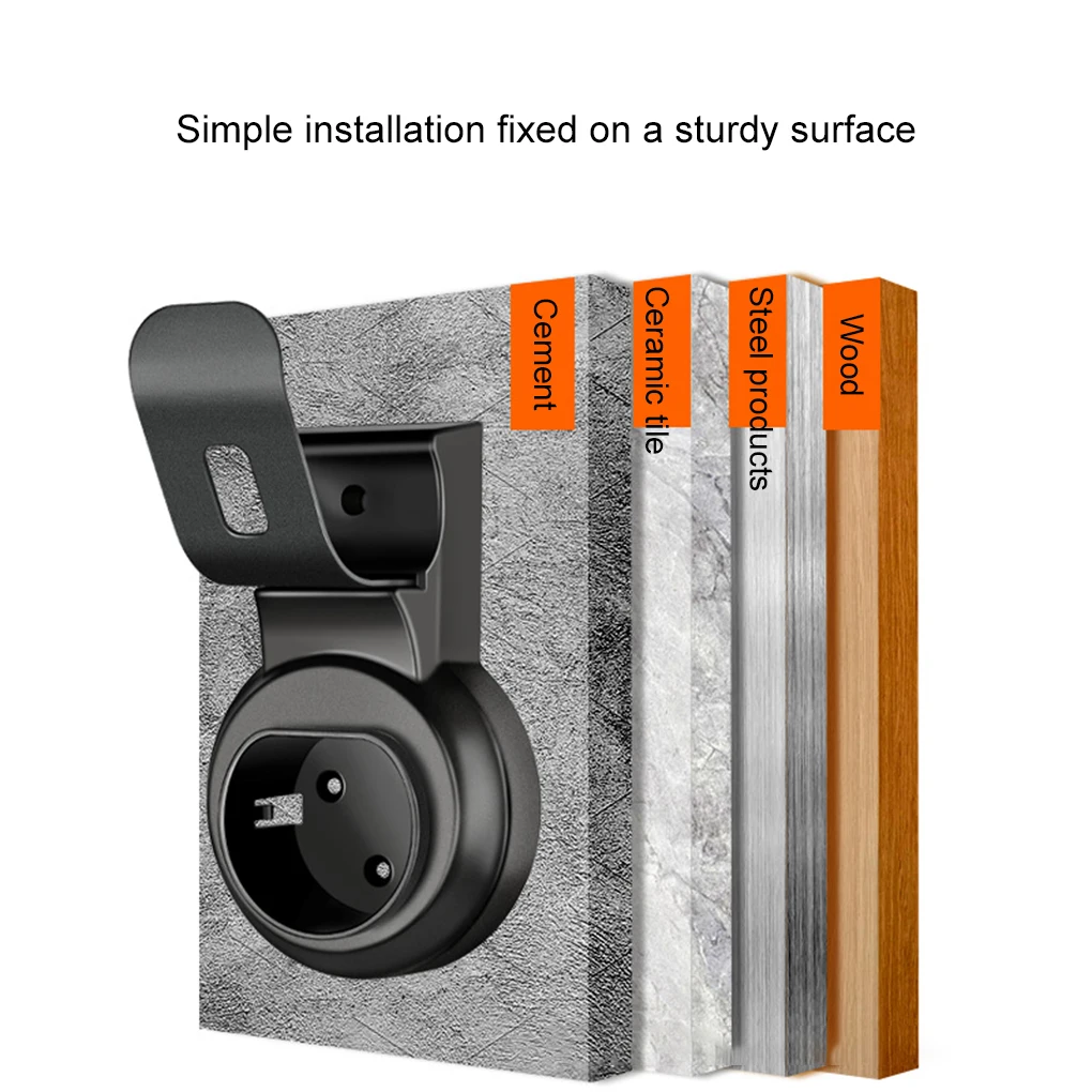 Electric Vehicle Wire Hanging Bracket Metal New Energy EV Charging Cable Organizer With Hook Charging Cable Bracket Organizer